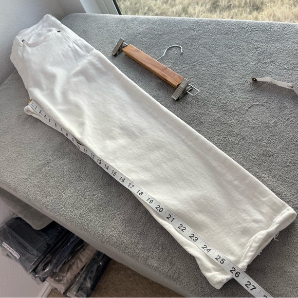 AGOLDE White Riley Ankle Crop Jeans 26” size 27 - Picture 8 of 8